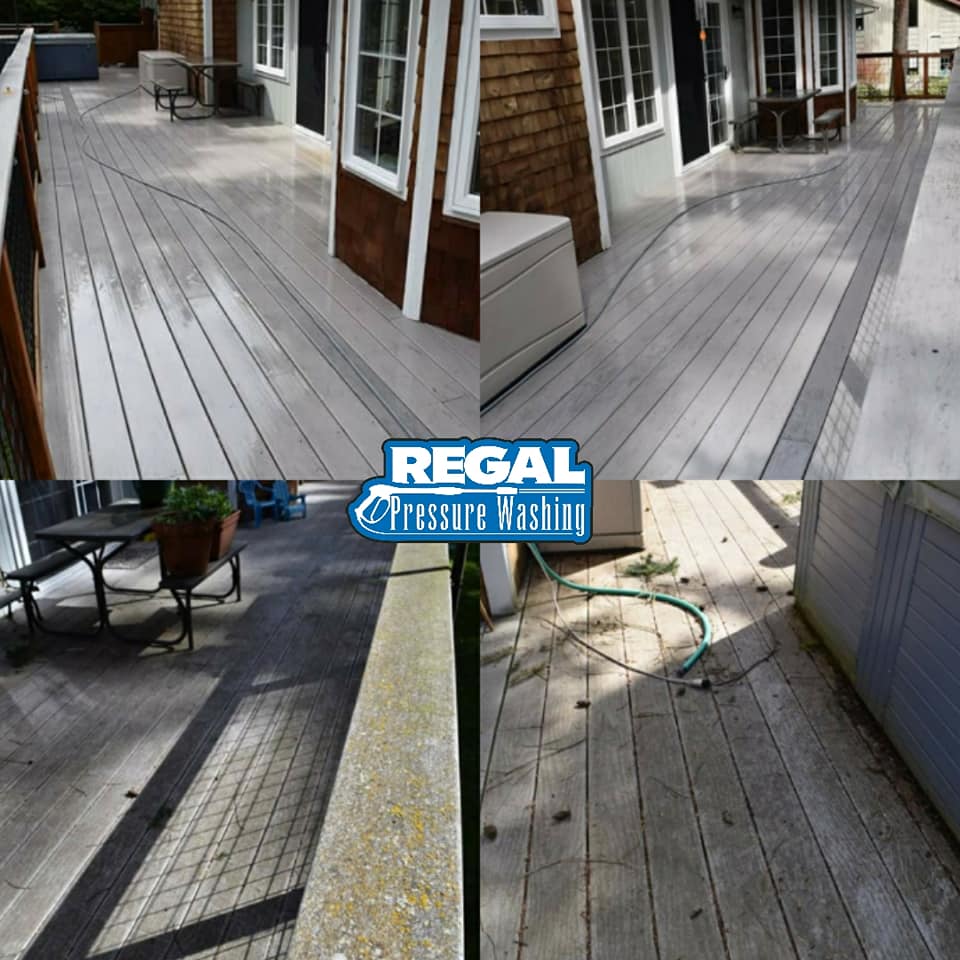 Deck cleaning in Port Angeles