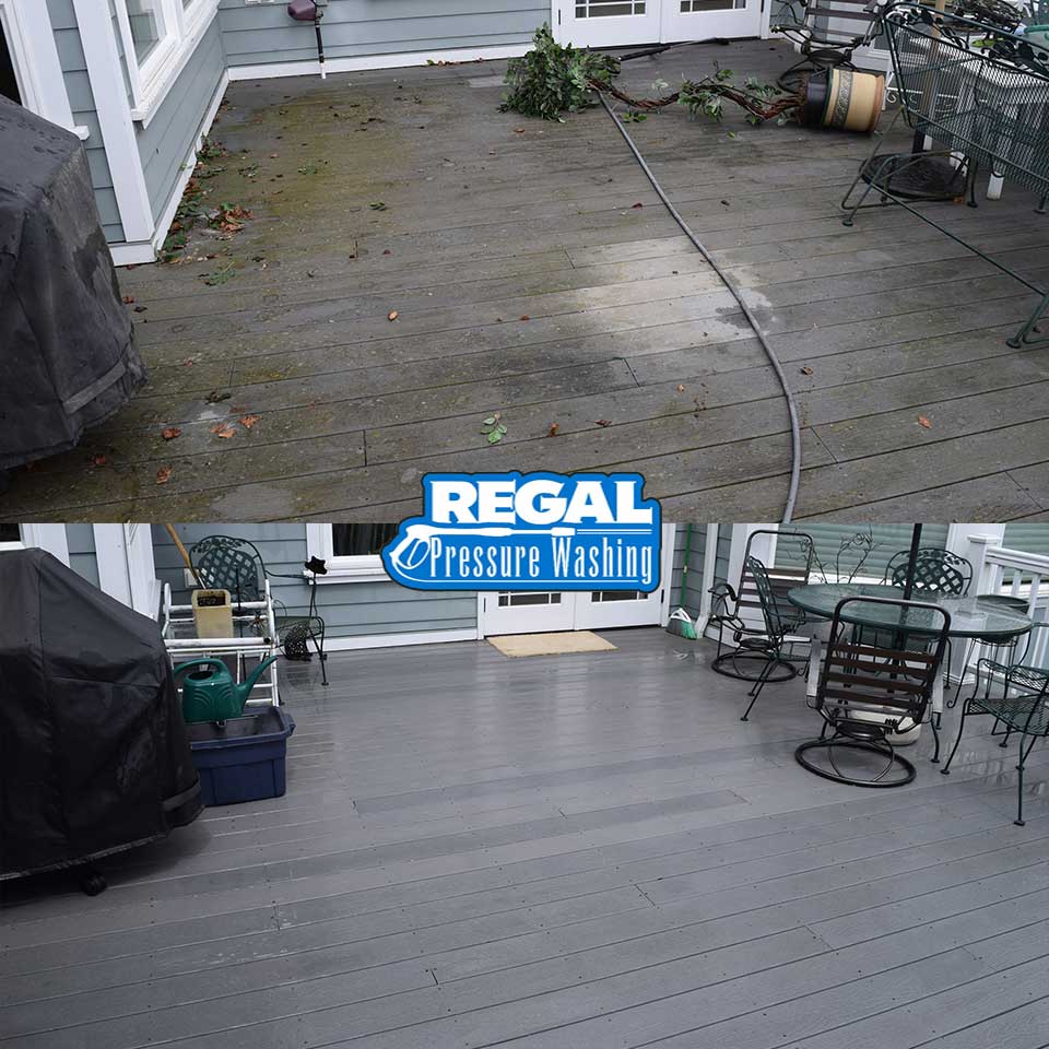 Deck cleaning in in Port Angeles
